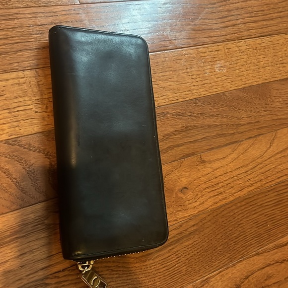 Coach wristlet, black leather - Picture 5 of 8